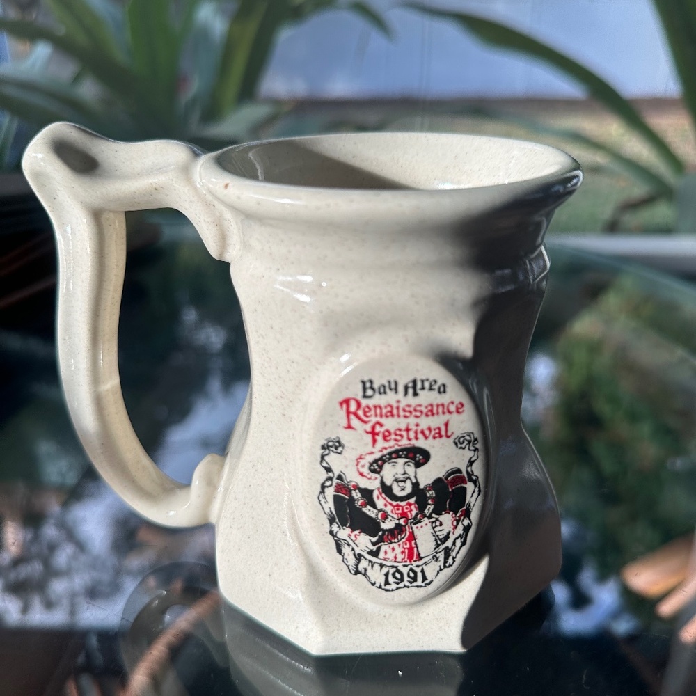 Vintage Cream 1991 Bay Area Renaissance MUG